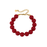 Red Velvet Armband Goudkleurig