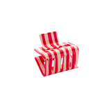 Haarklem Vierkant Red Velvet Stripe