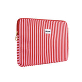 Red Pink Stripes Laptophoes 33.5 cm x 23.5 cm