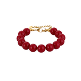 Red Velvet Armband Goudkleurig