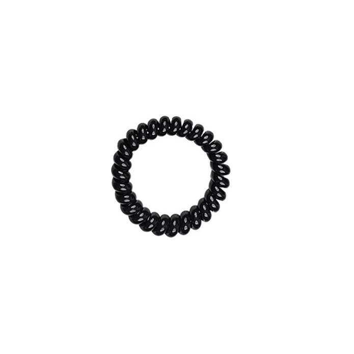 🎁 Rubber Twist Haarelastiekjes 6 - Pack Shiny Black (100% off)