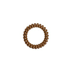 Rubber Twist Haarelastiekjes 6 - Pack Shiny Brown