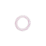 Rubber Twist Haarelastiekjes 6 - Pack Shiny Pink Dots