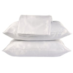 Satijnen Dekbedovertrek Set Pearl 240x200/220