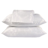 Satijnen Dekbedovertrek Set Pearl 240x200/220