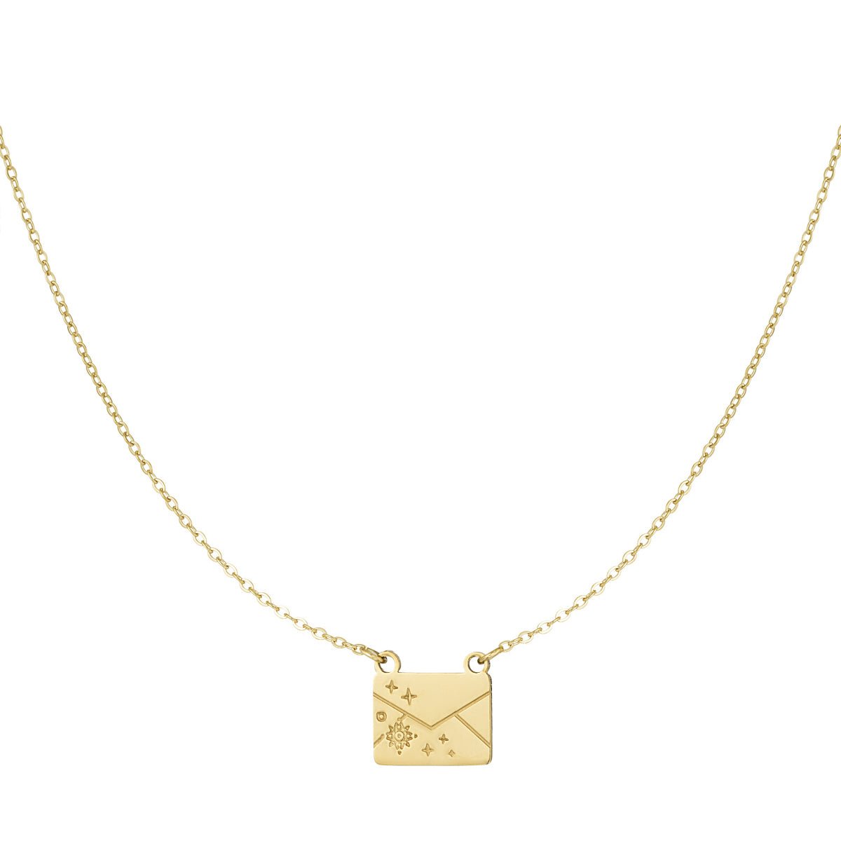 Secret Note Ketting Goudkleurig