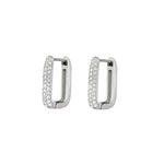 Shimmer & Spark Oorbellen Zilverkleurig