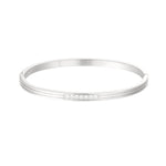 Shiny Stones Bangle Armband Zilverkleurig