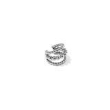 Silver Bubble Ear Cuff Zilverkleurig