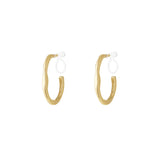 Sleek Clip Oorbellen Goudkleurig