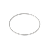 Small Rhinestone Bangle Armband Zilverkleurig
