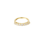Small Stones in a Row Ring Goudkleurig - 925 silver