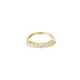 Small Stones in a Row Ring Goudkleurig - 925 silver