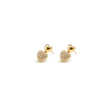 Sparkling Studs White Oorbellen
