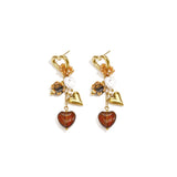 Spicy Love Oorbellen Goudkleurig