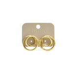 Spiral Flow Oorbellen Goudkleurig