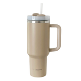 Stainless Steel Tumbler Caramel Latte voorkant - Mae Lilly
