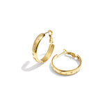 Star Hoops Oorbellen Goudkleurig