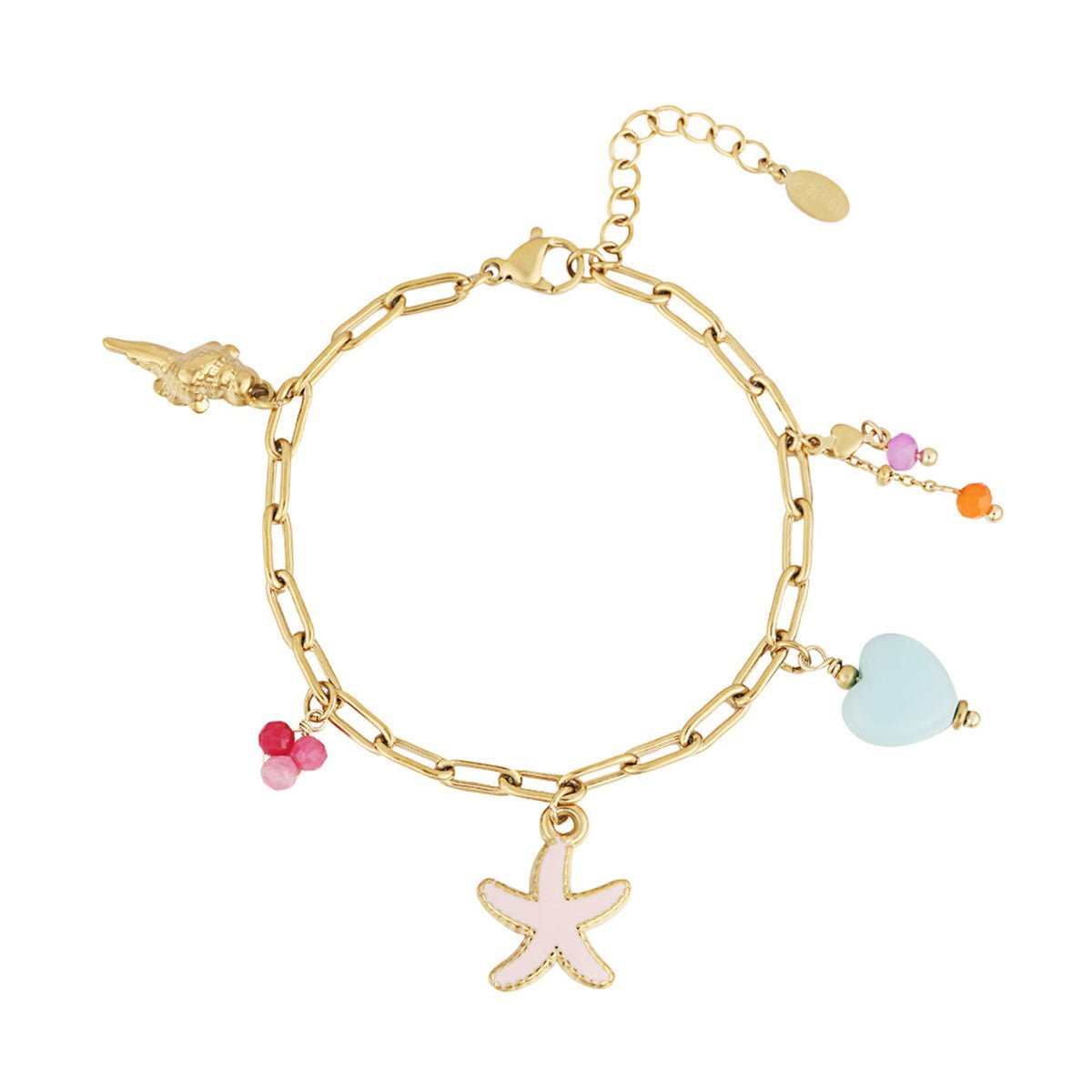 Starfish Armband Goudkleurig