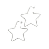 Starlight Hoops Oorbellen Zilverkleurig