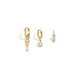 Starlit Charm Oorbellen Set Goudkleurig