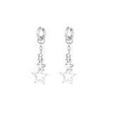 Starry Nights Oorbellen Zilverkleurig