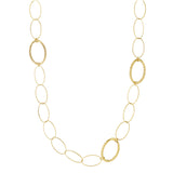 Statement Oval Link Ketting Goudkleurig