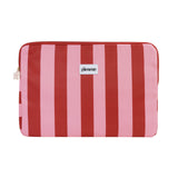 Striped Red Pink Laptop Case