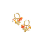 Sunny Blossom Oorbellen Goudkleurig voorkant - Mae Lilly