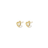 Sweetheart Studs Oorbellen Goudkleurig