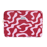 Swirl Red Pink Laptophoes 33.5 cm x 23.5 cm