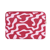 Swirl Red Pink Laptophoes 33.5 cm x 23.5 cm