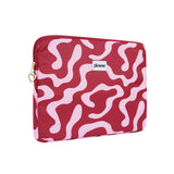 Swirl Red Pink Laptophoes 33.5 cm x 23.5 cm
