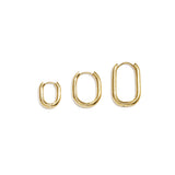 The Daily Hoops Oorbellen Set Goudkleurig