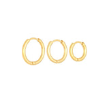 Three Little Hoops Oorbellen Trio Goudkleurig