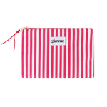 Toilettas Thin Stripes Fuchsia
