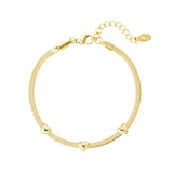 Triple the Love Armband Goudkleurig