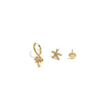 Tropical Treasure Oorbellen Set Goudkleurig