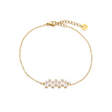 Up and Down Diamonds Armband Goudkleurig