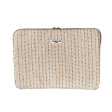 Vanilla Textured Tweed Laptophoes 33.5 cm x 24 cm