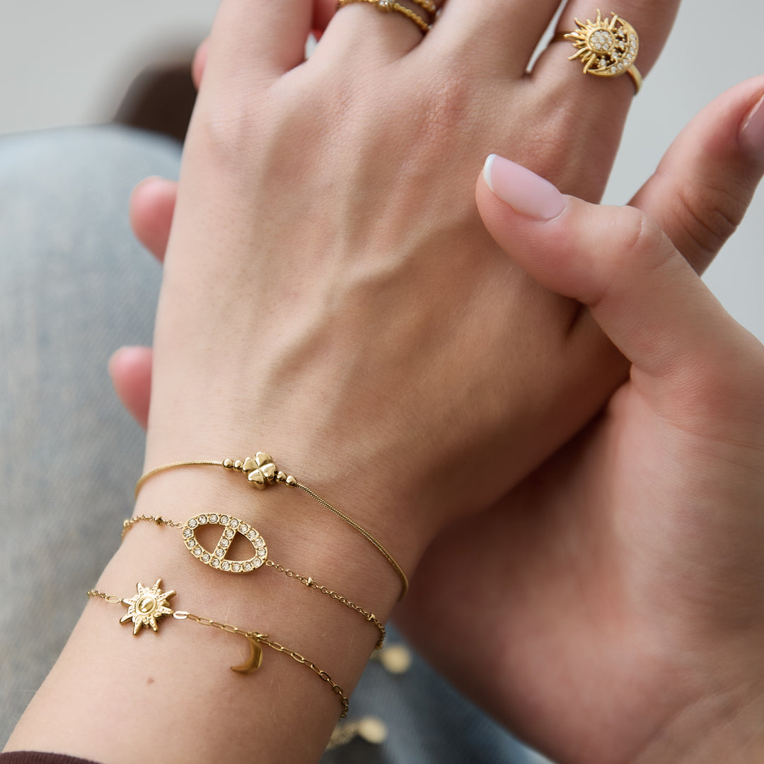 Celeste Spark Armband Goudkleurig