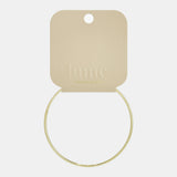 Brushed Bangle Thin Goudkleurig