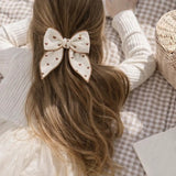 Haarclip Bow Tiny Hearts