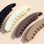 Haarclip Banana Matte Off - white