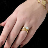 Eternal Glow Ring Goudkleurig