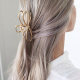 Haarklem Bow Goudkleurig