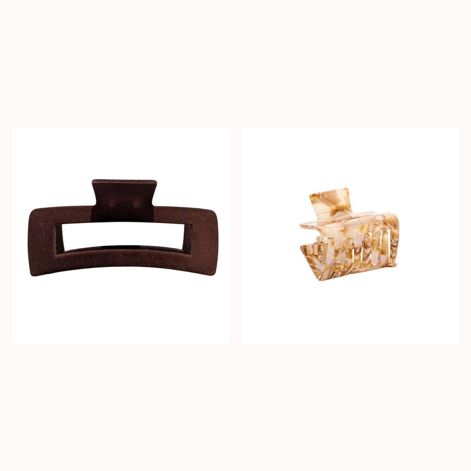 Brown Tones Haarklem Duo cadeauset | Mae Lilly