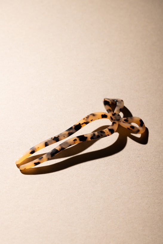 Haarpin Boogs Cheetah zijkant - Mae Lilly