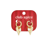 Amor Pearl Drops Oorbellen Goudkleurig