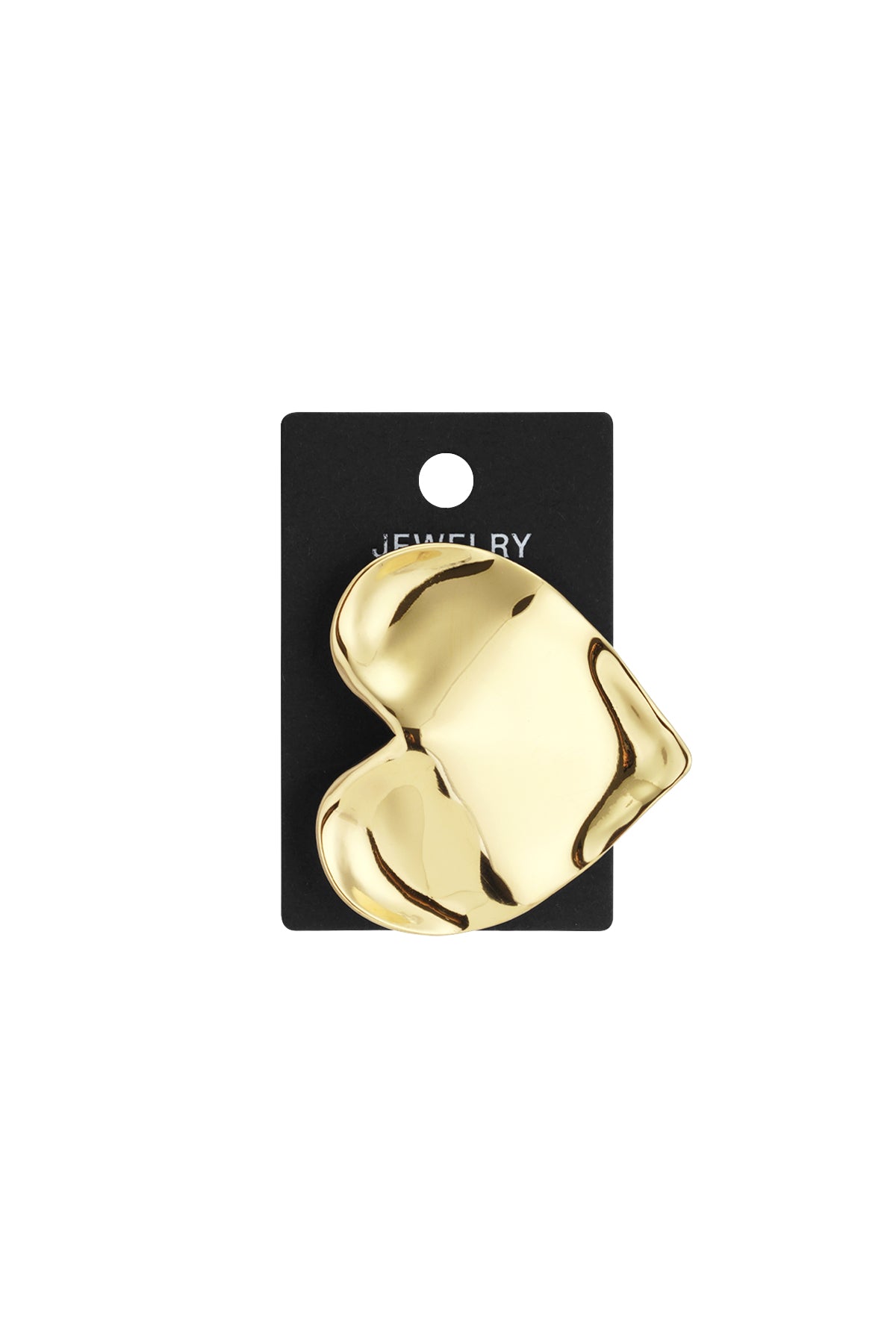 Smooth Heart Broche/Haarspeld Goudkleurig detail - Mae Lilly